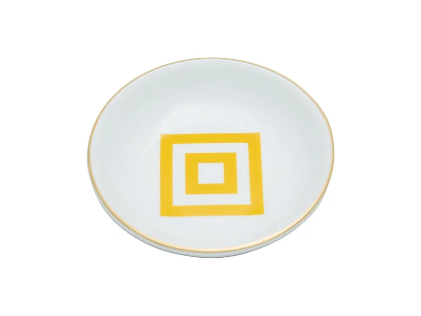 Porland Morocco Desen4 Sarı Mini Kase 10cm - 2