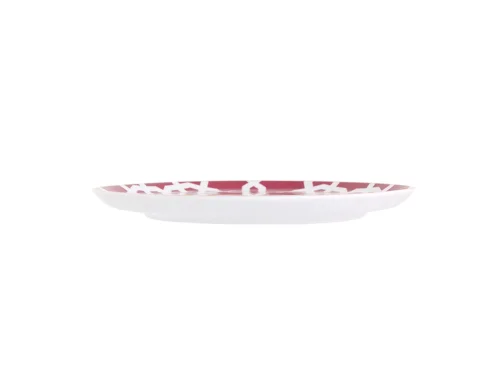 Porland Morocco Desen5 Fuşya Düz Tabak 20cm 6 adet - 3
