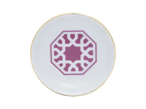 Porland Morocco Desen5 Fuşya Mini Kase 10cm - PORLAND
