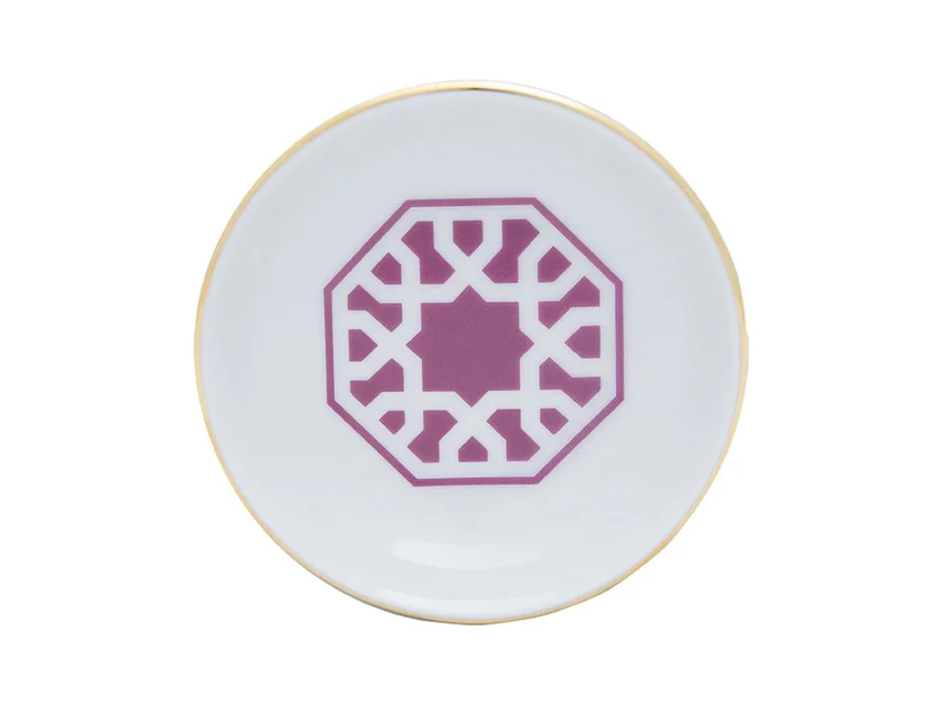 Porland Morocco Desen5 Fuşya Mini Kase 10cm - 1