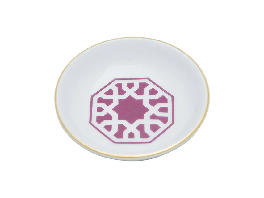 Porland Morocco Desen5 Fuşya Mini Kase 10cm - 3