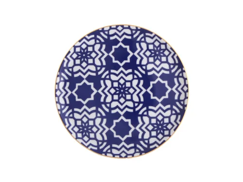 Porland Morocco Desen7 Mor Düz Tabak 20cm 6 adet - PORLAND