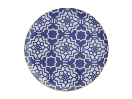 Porland Morocco Desen7 Mor Düz Tabak 24cm 6 Adet - PORLAND