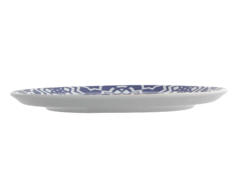 Porland Morocco Desen7 Mor Düz Tabak 24cm 6 Adet - 3
