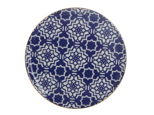 Porland Morocco Desen7 Mor Düz Tabak 28cm - PORLAND