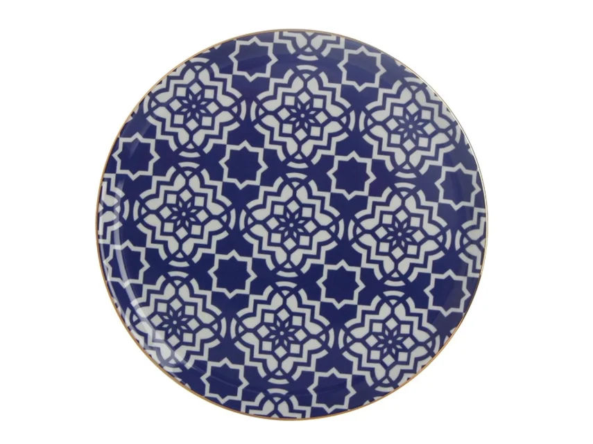 Porland Morocco Desen7 Mor Düz Tabak 28cm - 1