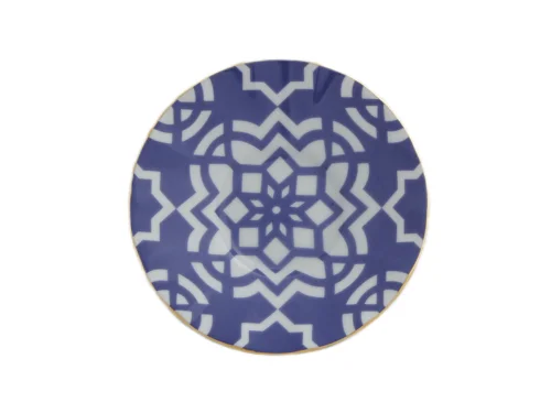 Porland Morocco Desen7 Mor Ergonomik Çay Tabağı 11cm - PORLAND