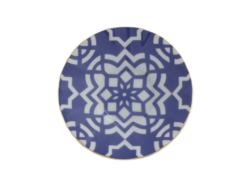 Porland Morocco Desen7 Mor Ergonomik Çay Tabağı 11cm - 1