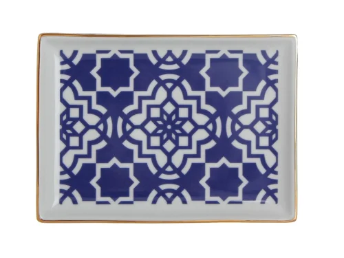 Porland Morocco Desen7 Mor Kahvaltı Tabağı 18cm - PORLAND
