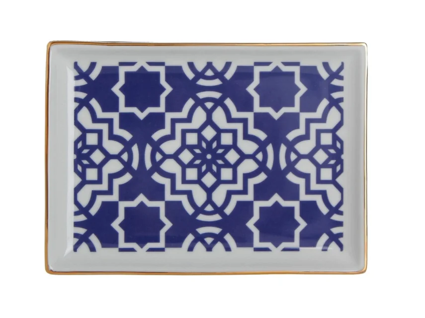 Porland Morocco Desen7 Mor Kahvaltı Tabağı 18cm - 1