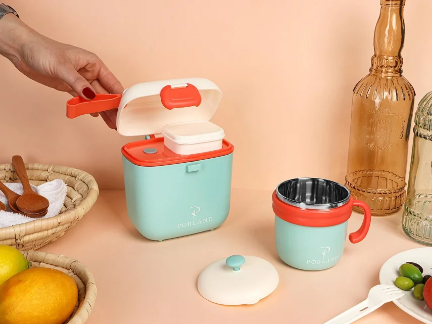 Porland North Beslenme Kutusu Kaşıklı Yeşil 700 Ml - 9