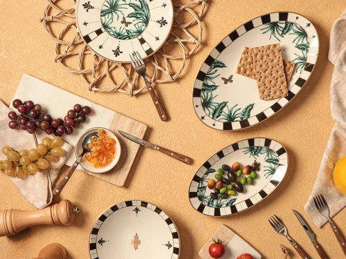 Porland Palms 14 Parça 6 Kişilik Kahvaltı Takımı - PORLAND