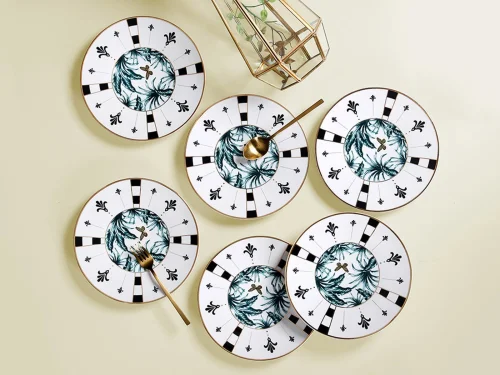 Porland Palms Düz Tabak 21cm - 4