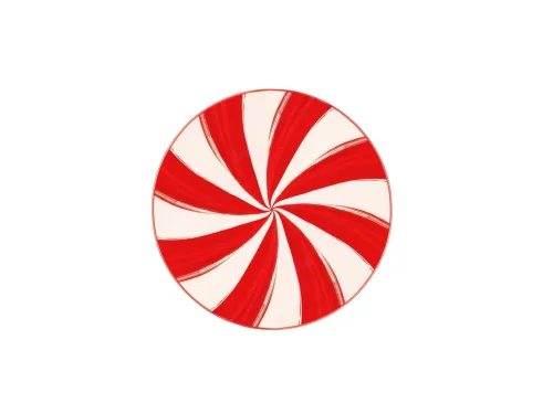 Ruby Ribbonia Düz Tabak 21cm - PORLAND
