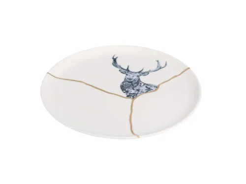 Porland Spirits Geyik Düz Tabak 20cm - 2