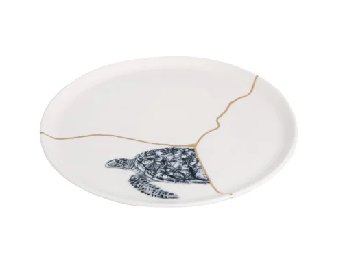 Porland Spirits Kaplumbağa Düz Tabak 20cm - 2