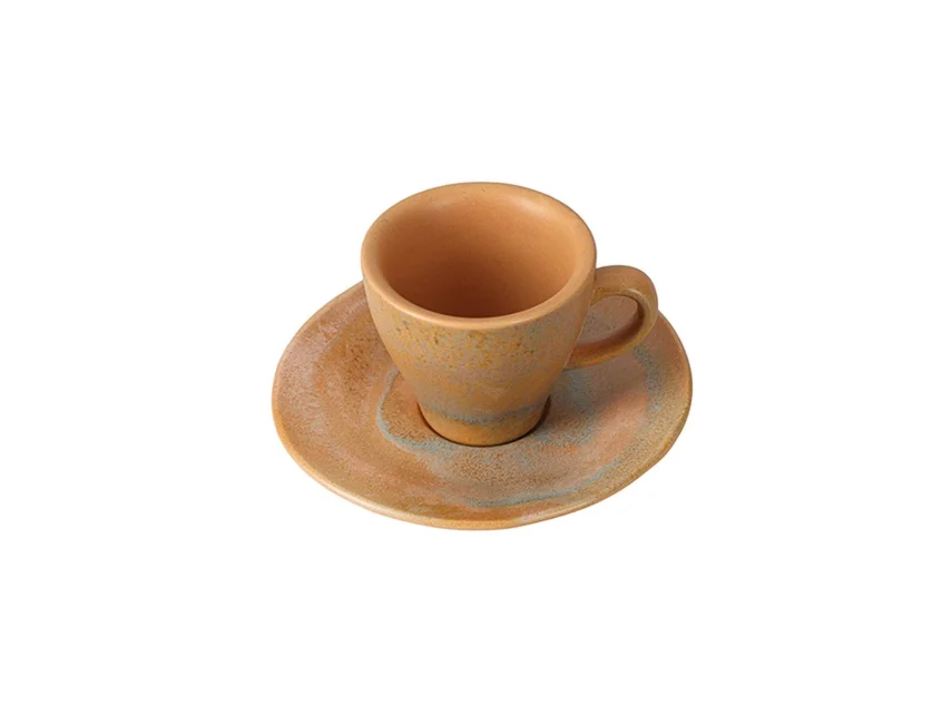 Porland Stoneware Savanna Tabaklı Kahve Fincanı 75cc - 2