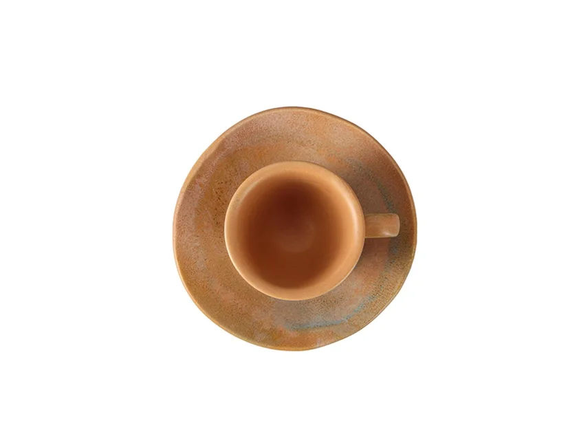 Porland Stoneware Savanna Tabaklı Kahve Fincanı 75cc - 3