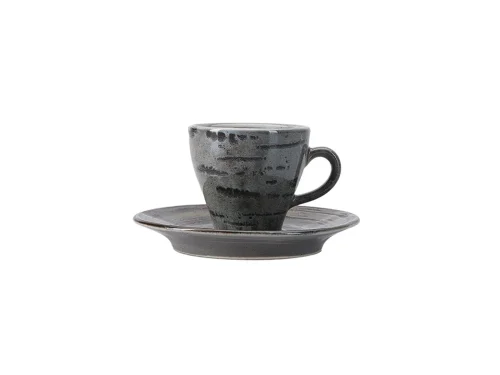 Porland Stoneware Vintage Tabaklı Kahve Fincanı 75cc - PORLAND