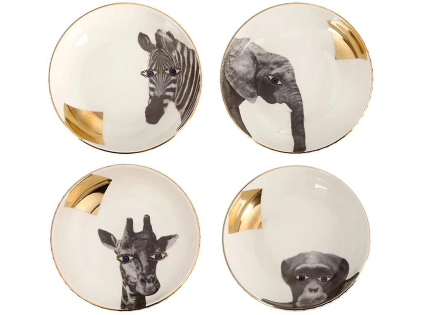 Porland Wild Life 4lü Kase Takımı 17cm - 4