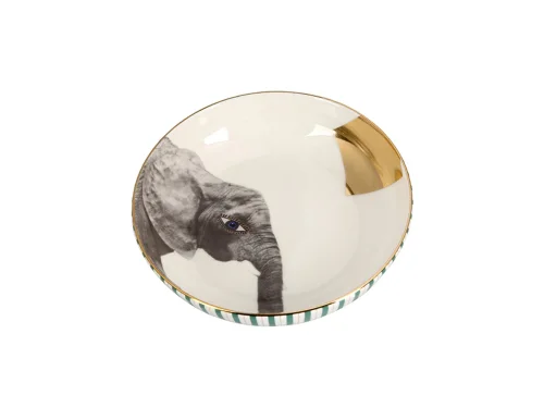 Porland Wild Life Elephant Kase 17cm 2 adet - 2