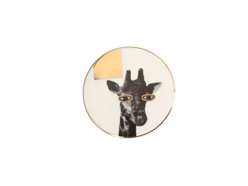 Porland Wild Life Giraffe Bardak Altlığı 10x10cm - PORLAND