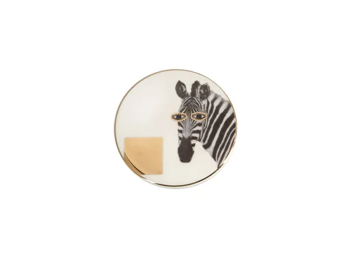 Porland Wild Life Zebra Bardak Altlığı 10x10cm - PORLAND