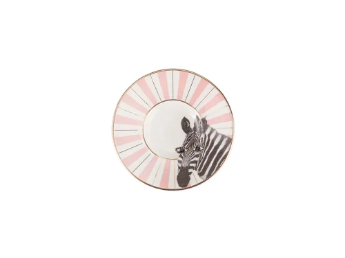 Porland Wild Life Zebra Çay tabağı 11cm - PORLAND