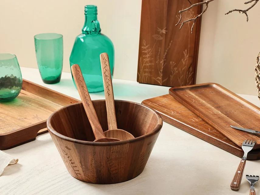 Porland Woodflower Akasya Sunum Tahtası 40 cm - 8