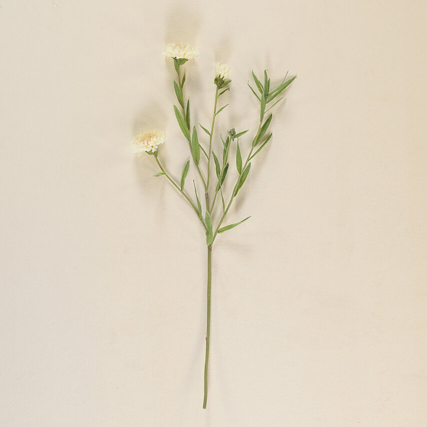 Sarev Corn Flower Dekoratif Çiçek Krem - 3