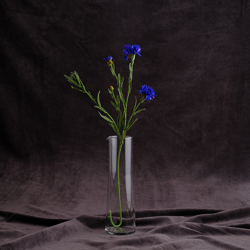 Sarev Corn Flower Dekoratif Çiçek Mavi - 1