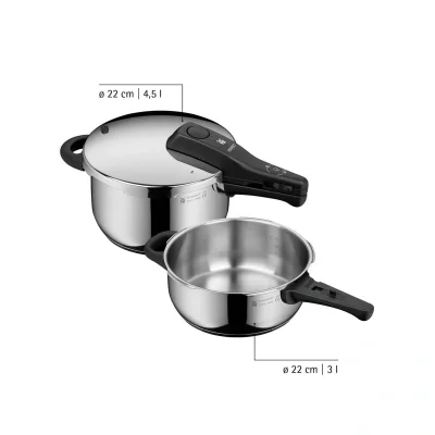 WMF Perfect Düdüklü Tencere Seti 4,5+3LT - 3